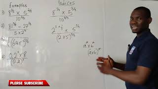 Laws of indices with solved examples maths indices index [upl. by Glynas]