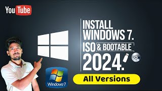 How to Install Windows 7  Download Win 7 ISO File with All Versions Create Bootable USB  Hindi [upl. by Alamac]