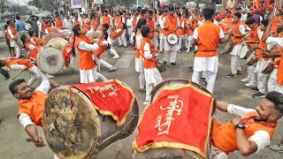 Shiv Garjana Dhol Tasha Pathak Nagpur  wardhman nagar  2018  rudra taal  rudra tandav [upl. by Solrak]