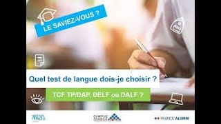 Je me suis inscrits au TCF Dap est ce que je risque quelque chose  TCF Tp ou Dap  quoi choisir [upl. by Aicercul404]