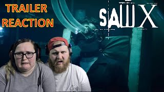 ANOTHER GORE FEST  Saw X Trailer Reaction [upl. by Wren]