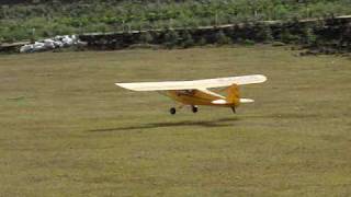 Rc Piper Cub J3 13 scale [upl. by Aihsenyt]