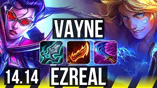 VAYNE amp Yuumi vs EZREAL amp Brand ADC  800 games Dominating  BR Diamond  1414 [upl. by Alidia]