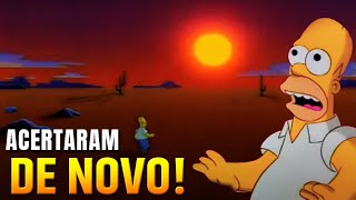 Previsão dos Simpsons Se Cumpre Mais Uma vez  Onda de Calor  Fim da Internet  2024 [upl. by Tillo]