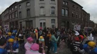 360 Video  Belgiums Binche Carnival 2017 [upl. by Jezabelle]