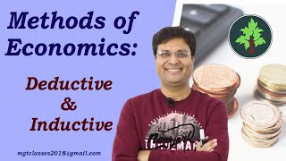 Methods of Economics  Deductive amp Inductive Hindi [upl. by Eisnyl]