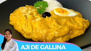 🇵🇪 AJI DE GALLINA POLLO  RECETA PERUANA  SUPER CREMOSA [upl. by Yeaton]