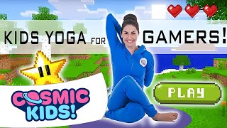 Kids Yoga For Gamers 👾 Cosmic Kids Compilation [upl. by Ahsirahc]