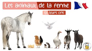 Les Animaux De La Ferme En Français  Les Cris Des Animaux Et Les Noms Des Animaux Pour Les Enfants [upl. by Eniamrej]