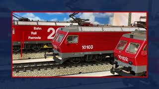 Drie rode neuzen SBBCFF van Märklin [upl. by Meihar]