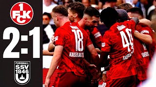 1 FCK  SSV Ulm  21  HIGHLIGHTS  2 Bundesliga 20242025  Lautern  Ulm [upl. by Ahsircal]