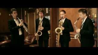 J S Bach Fugue in G minor by a sax quartet [upl. by Nereids632]