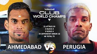 Ahmedabad Defenders vs Sir Sicoma Perugia  Volleyball Club World Championship 2023 [upl. by Valoniah]