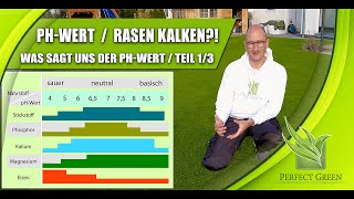 Rasen kalken sinnvoll  pH Wert was ist das  pH Wert prüfen  Teil 13 [upl. by Nossyla]