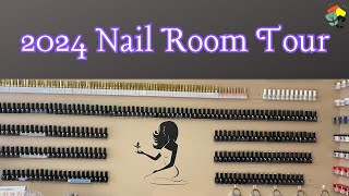 My 2024 Nail Room Tour [upl. by Nerin434]