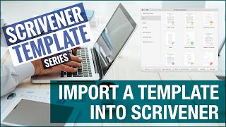 How To Import A Scrivener Template To Your Scrivener Project Templates Menu [upl. by Hceicjow]