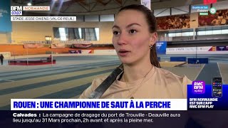 Rouen Élise Russis championne de saut à la perche [upl. by Hoeg]