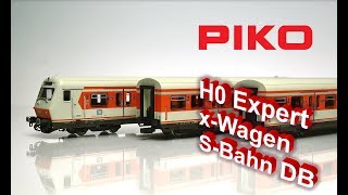 PIKO V073 H0 Expert xWagen SBahn DB 58500ff [upl. by Selyn845]