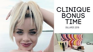 Clinique Bonus Time Dillards September 2018 [upl. by Jd]