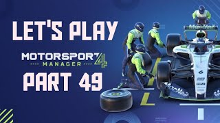 Lets Play Motorsport Manager 4  Part 4 [upl. by Neelahs]