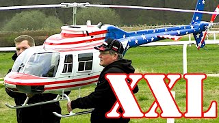 Massive Scale Jet Ranger Bell 206 XXL Turbine RC Helicopter Model  ROTOR Live 2024 [upl. by Higbee]