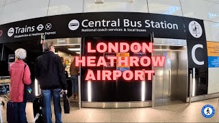 Walk with me from London Heathrow Airport International Arrivals Terminal 2 to London [upl. by Epstein]