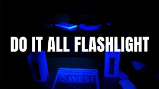 BEST BUY FLAT MULTI PURPOSE EDC FLASHLIGHTLASERUV OLIGHT ARKFELD PRO REVIEW [upl. by Spevek470]