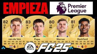 EQUIPO TOP DE LA PREMIER LEAGUE PARA EMPEZAR EN EA FC 25 I CHETADOS [upl. by Edlyn]