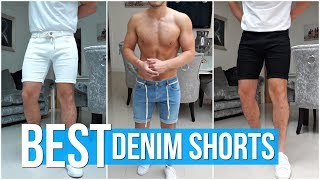 BEST FITTING DENIM SHORTS FOR MEN 2019  LEGEND LONDON [upl. by Ddal]