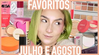 FAVORITOS PARA PELE DE JULHO E AGOSTO  VÍCIO BLOG [upl. by Lodi]