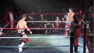 Dean Allmark vs Nathan Cruz from Skegness Butlins 17th Febuary 2013 All Star Wrestling UK UK [upl. by Wait]