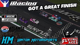 iRacing Flying Aces TV Race 2 Nascar Next Gen At Atlanta  Got a great finish [upl. by Zelle]