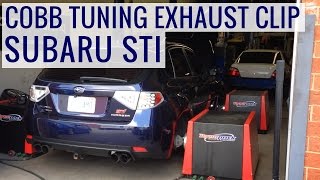 Subaru Impreza STI Cobb Tuning Exhaust Note  Dyno Pull  Stage 2 [upl. by Thisbee]