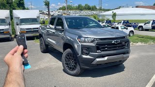 2024 Chevrolet Colorado Trail Boss Start Up Exhaust Test Drive Walkaround POV and Review [upl. by Hera]