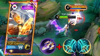 LESLEY  NEW ITEM Sky Piercer IS OS BROKEN 😱 Build Top Global Lesley 2024 Gameplay  Mlbb [upl. by Ontine]