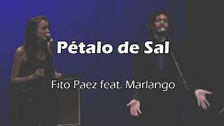 Fito Paez feat Marlango  Pétalo de Sal  Karaoke [upl. by Mihar]