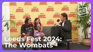 Leeds Fest 2024 The Wombats Interview [upl. by Qahsi]