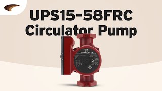 Grundfos UPS1558FRC 3Speed Rotated Flanged Circulator Pump [upl. by Atyekram]