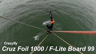 Crazyfly Cruz Foil 1000 und Board FLite 99  Test 2021 [upl. by Phira]