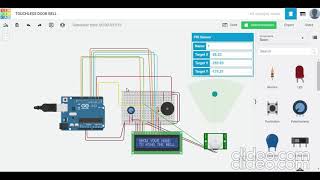 Touchless door bell arduino tinkercad [upl. by Orestes758]