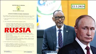 HE Kagame Atunguye Putin Mu Nama Ikomeye Asohoye Itangazo KUburusiyaIbyemezo Byose ByInama [upl. by Feldt]