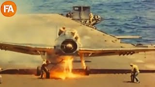 Vintage Aircraft Carrier Landings  Fails and Mishaps [upl. by Nailliw]