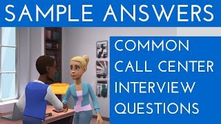 Sample answers of all Call Center interview questions  Call Center interview questions and answers [upl. by Matronna]