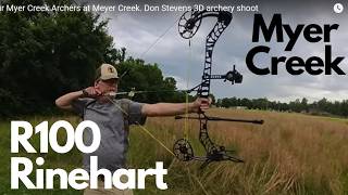 Rinehart R100 Archery Tour at Meyer Creek 3D archery shoot bowhunting archery 3darchery [upl. by Enid]