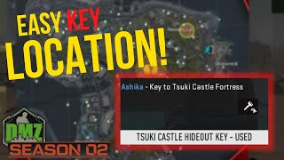 Tsuki Castle Hideout key LOCATION GUIDE  Call of Duty Warzone 20 DMZ Season 2 [upl. by Nnagrom]