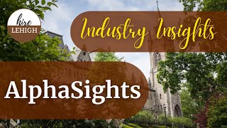 Industry Insights AlphaSights AY 22  23 Ep 1 [upl. by Elletse736]