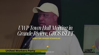 Senator Herod Stanislas UWP Town Hall Meeting in Grande Riviere Gros Islet [upl. by Dagnah]