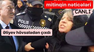 22 yanvar aksiyası baş tutdu Nəticələr Yeni mitinq qərarı Blogerlərə hücum [upl. by Ylil]