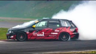 AUDI V8 1000HP TURBO 4x4 DRIFTING [upl. by Meikah]