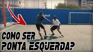 COMO SER PONTA ESQUERDA NO FUTEBOL [upl. by Olinad351]